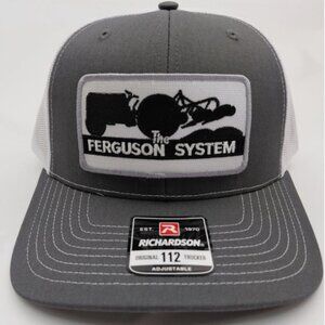 The Ferguson System Gray And White Richardson 112 Snap Back Hat Cap